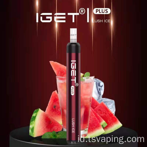 Harga terbaik vape iget plus 1200 puff sekali pakai